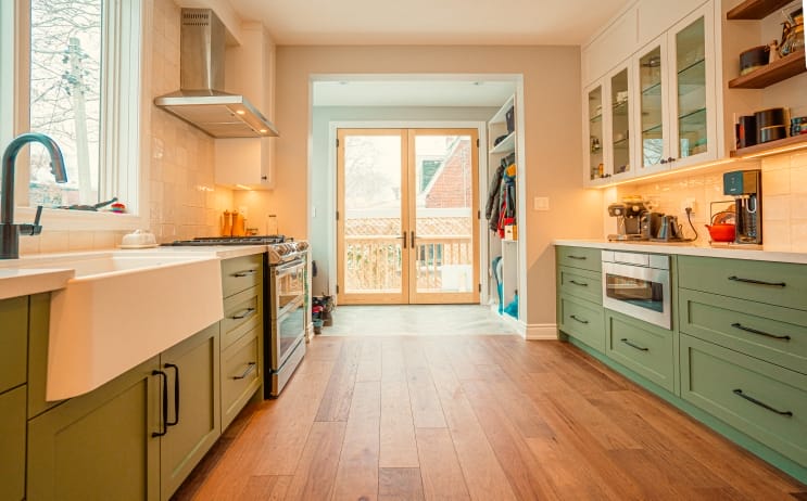 Home renovation at Palmerston Ave. Toronto, featuring newly build kitchen