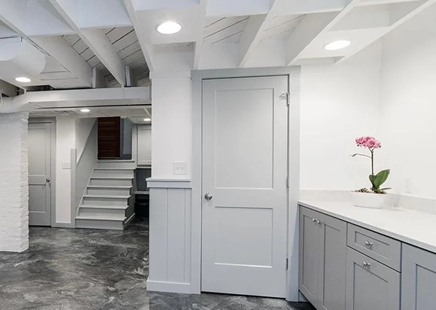 unfinished space into a functional living area