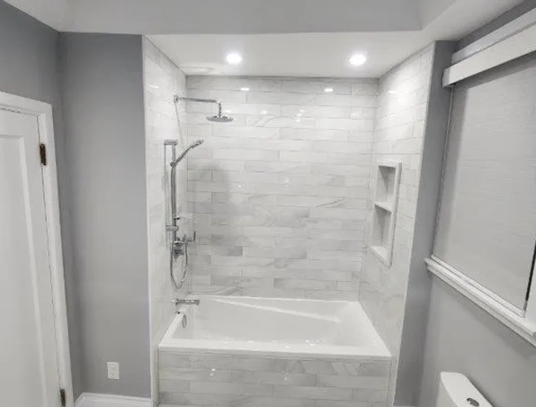 tile, flooring, lighting and finishing touches